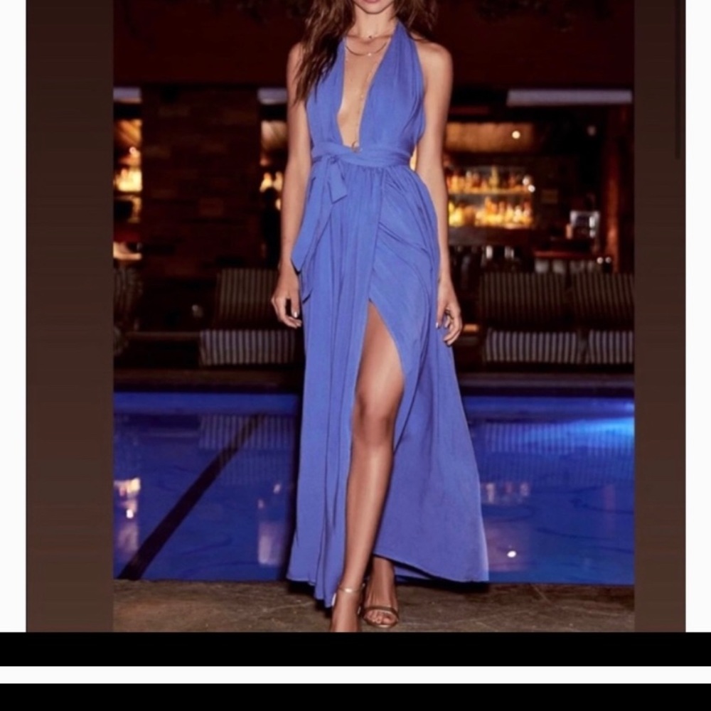 Lulu’s maxi wrap dress